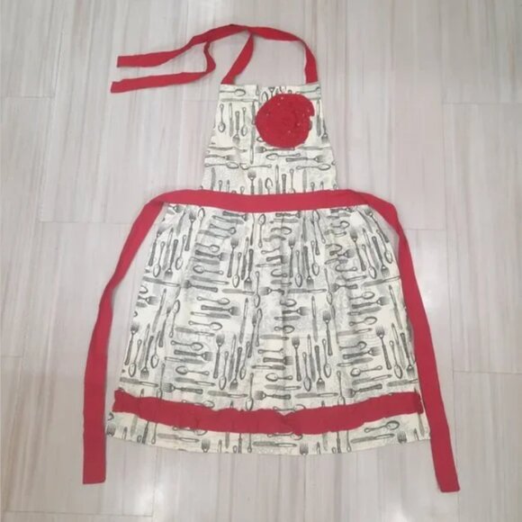 Retro inspired country chic apron - Simply Envogue brand - Picture 2 of 11